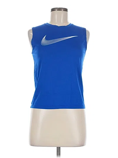 Pre-owned Nike Sleeveless T-shirt In Blue