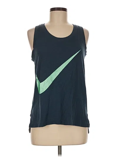 Pre-owned Nike Sleeveless T-shirt In Blue