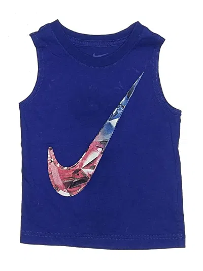 Pre-owned Nike Kids' Sleeveless T-shirt In Blue