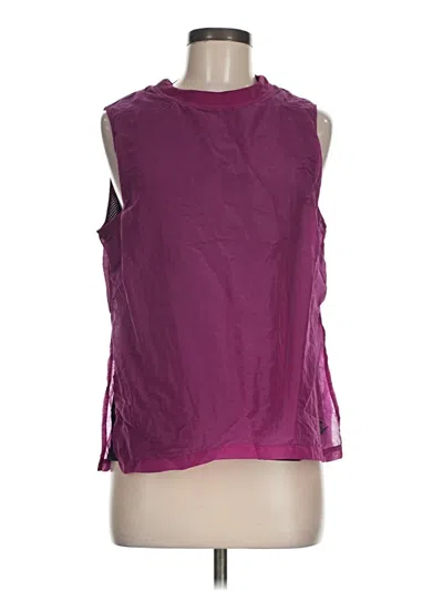 Pre-owned Nike Sleeveless T-shirt In Burgundy