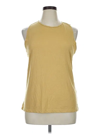 Pre-owned Nike Sleeveless T-shirt In Gold