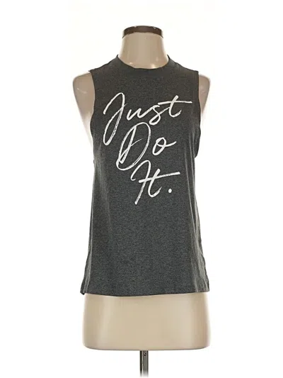 Pre-owned Nike Sleeveless T-shirt In Gray