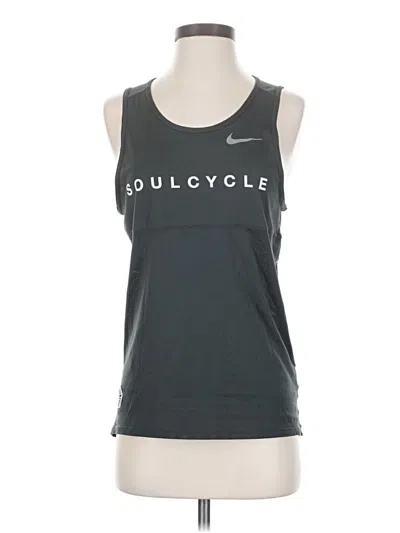 Pre-owned Nike Sleeveless T-shirt In Gray