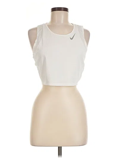 Pre-owned Nike Sleeveless T-shirt In Ivory