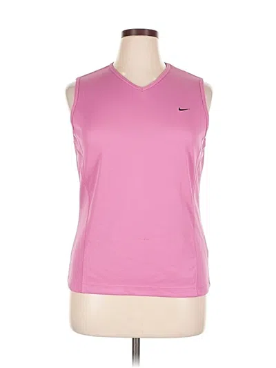 Pre-owned Nike Sleeveless T-shirt In Pink