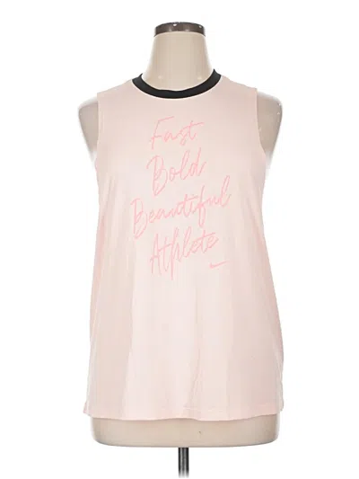 Pre-owned Nike Sleeveless T-shirt In Pink