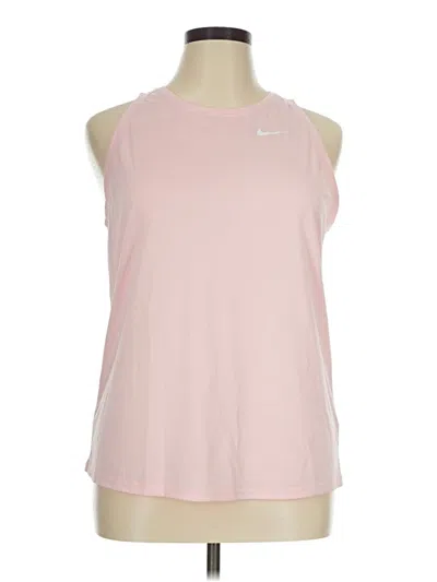 Pre-owned Nike Sleeveless T-shirt In Pink