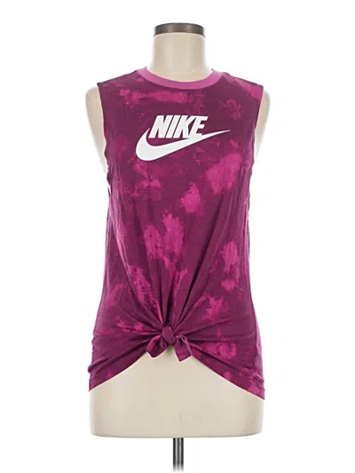 Pre-owned Nike Sleeveless T-shirt In Purple