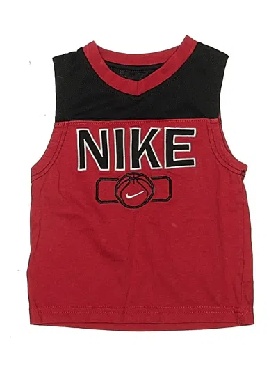 Pre-owned Nike Kids' Sleeveless T-shirt In Red