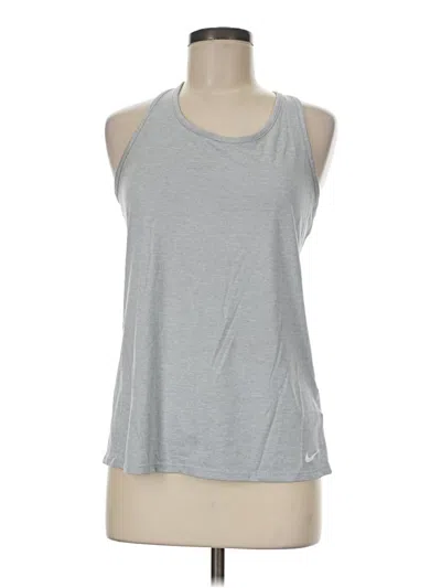 Pre-owned Nike Sleeveless T-shirt In Silver