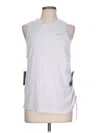 Nike Sleeveless T-shirt In Silver