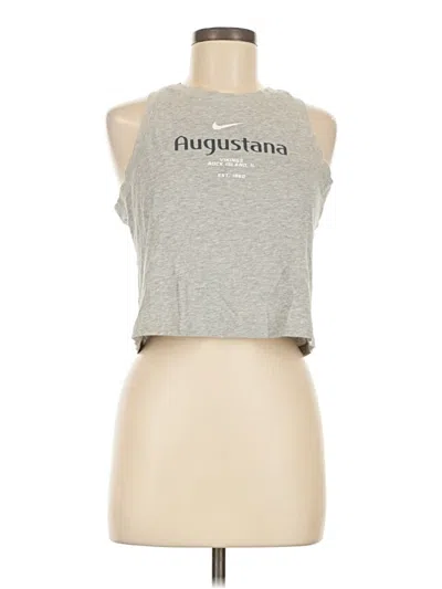 Pre-owned Nike Sleeveless T-shirt In Silver