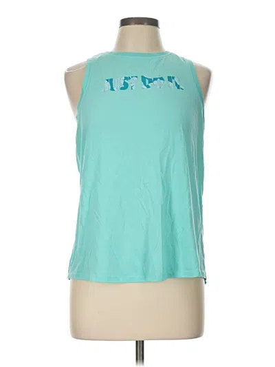 Pre-owned Nike Sleeveless T-shirt In Teal