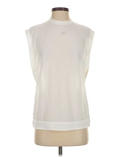 Pre-owned Nike Sleeveless T-shirt In White