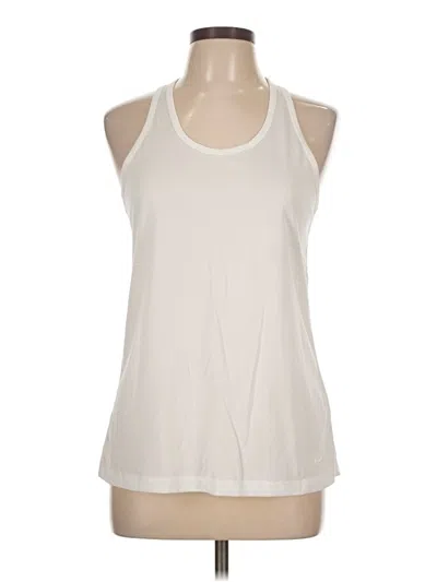 Pre-owned Nike Sleeveless T-shirt In White
