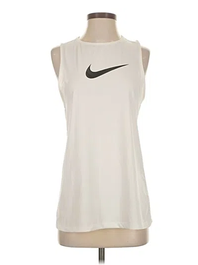 Pre-owned Nike Sleeveless T-shirt In White