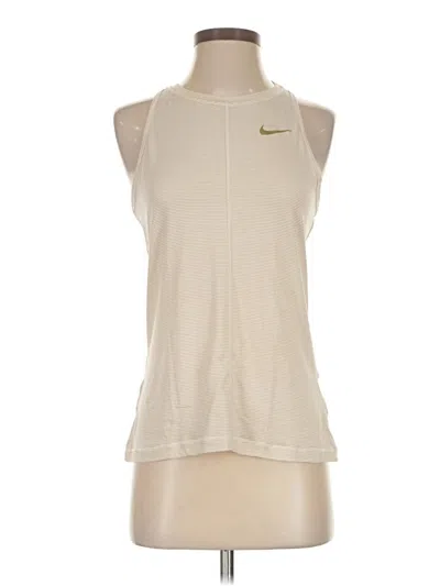 Pre-owned Nike Sleeveless T-shirt In White