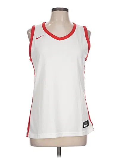 Pre-owned Nike Sleeveless T-shirt In White