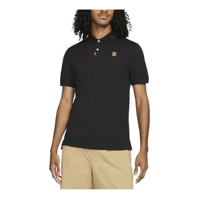 Nike Slim-fit Polo Shirt 'black'