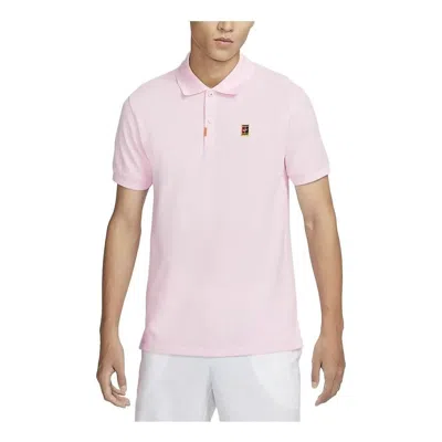 Nike Slim-fit Polo Shirt 'pink'