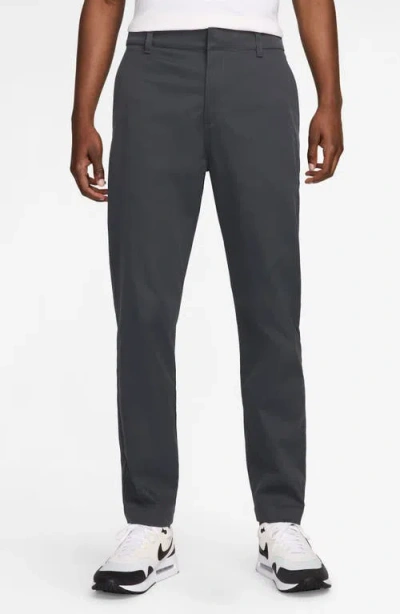 Nike Slim Fit Stretch Cotton Blend Golf Chino Pants In Gray