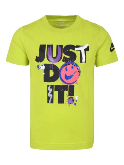 Nike "express Yourself" Little Kids' "just Do It" T-shirt In Green