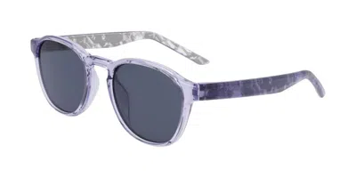 Nike Smash Dz7382 519 Men's Sunglasses Purple Size 47 In Gray