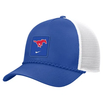 Nike Smu Sideline Rope  Unisex College Trucker Adjustable Hat In Blue