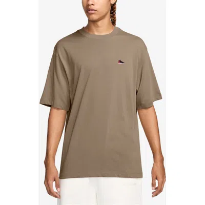Nike Sneaker Patch Oversize T-shirt In Brown