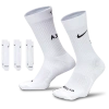 Nike Unisex Nocta Crew Socks 3 Pack In White/black