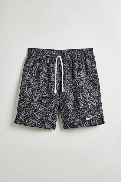 Nike Sneakers 7" Volley Swim Short In Black, Men's At Urban Outfitters
