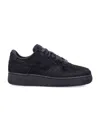 Nike Low-top Fur-textured Sneaker In Black