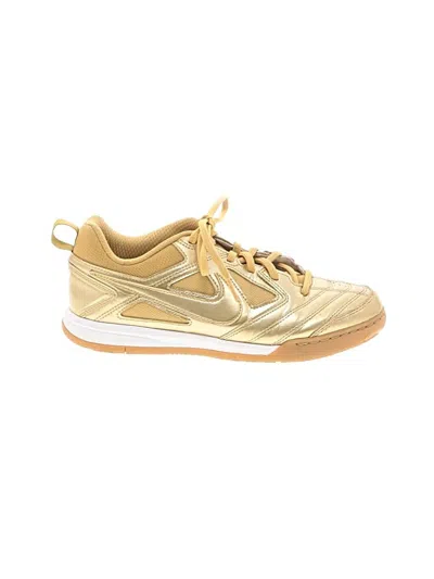 Pre-owned Nike Kids' Sneakers In Gold