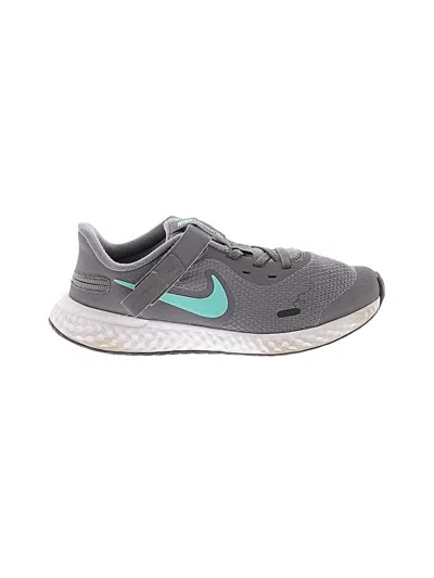 Pre-owned Nike Kids' Sneakers In Gray