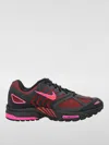 Nike Mens Black Fire Red Fierce Pi Air Peg 2k5 Brand-tab Mesh And Leather Low-top Trainers In Black