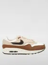 Nike White & Brown Air Max 1 '87 Sneakers In Brown