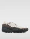 Nike Air Footscape Woven Webbing Suede Sneakers In Brown