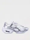 Nike Air Max Muse Mesh-trimmed Metallic Leather Sneakers In White