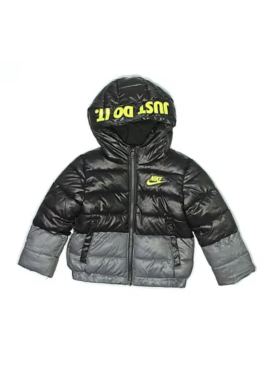 Pre-owned Nike Kids' Snow Jacket In Black