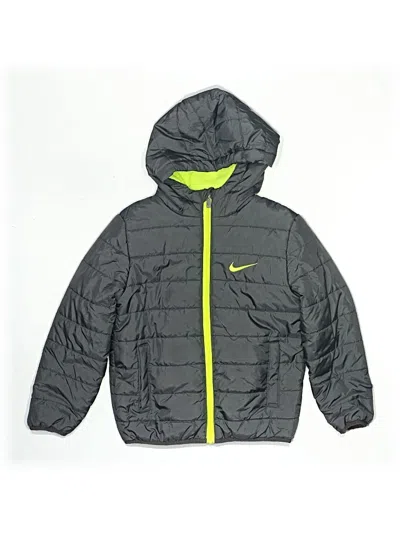 Pre-owned Nike Kids' Snow Jacket In Gray