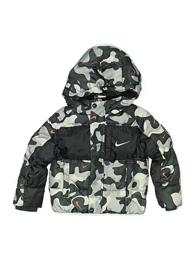 Pre-owned Nike Kids' Snow Jacket In Green
