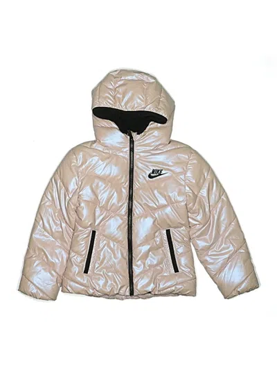 Pre-owned Nike Kids' Snow Jacket In Silver