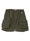 Nike Snowgrass Cargo Shorts In Green