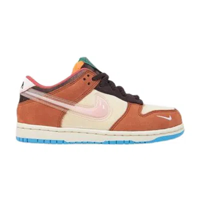 Pre-owned Nike Social Status X Dunk Low Ps 'chocolate Milk' | Tan | Kid's Size 1.5