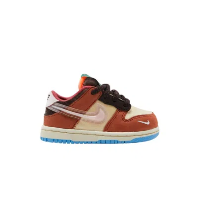Pre-owned Nike Social Status X Dunk Low Td 'chocolate Milk' | Tan | Infant Size 9