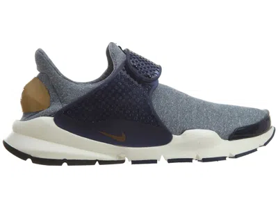 Pre-owned Nike Sock Dart Se (women's) Sneakers In Midnight Navy Blue/golden Beige