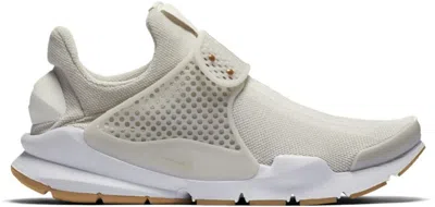 Pre-owned Nike Sock Dart (women's) Sneakers In Light Bone/sail/white