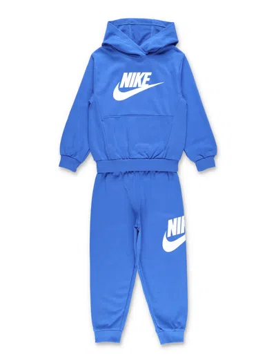 Nike Soft Hoodie And Jogging Set For Boys In Blue