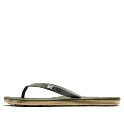 Nike Solarsoft Thong Green Slippers