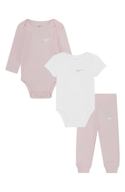 NIKE NIKE SOLID 3-PIECE BODYSUITS & JOGGERS SET